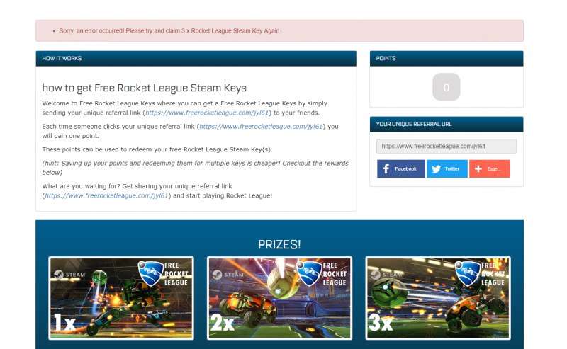 Похоже, что freerocketleague.com — это обман и fake