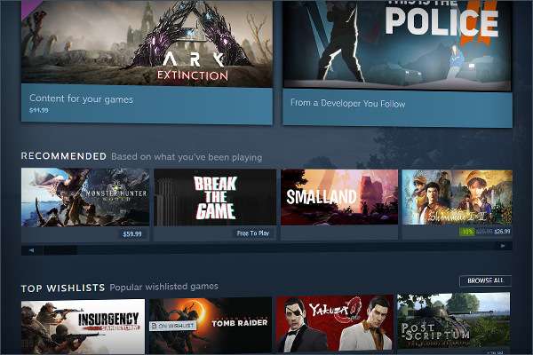 Valve меняет вкладку «Скоро выйдет в Steam»