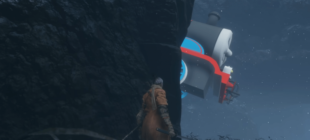 Моддеры заменили Великого Змея из Sekiro: Shadows Die Twice на паровозика Томаса