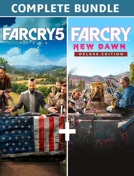Купить ключ дешево Набор Far Cry 5 + Far Cry New Dawn Deluxe Edition