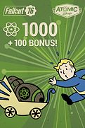 Купить ключ дешево Fallout 76. 1000 атомов (+100 бесплатно)