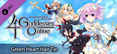 Купить Cyberdimension Neptunia. 4 Goddesses Online. Green Heart Hair Tie