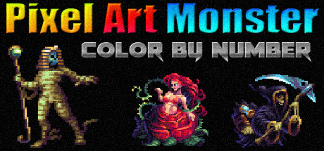 Купить Pixel Art Monster. Color by Number