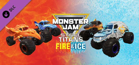 Купить ключ дешево Monster Jam Steel Titans. Fire & Ice Truck Bundle