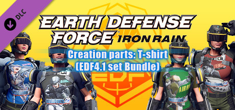 Купить EARTH DEFENSE FORCE. IRON RAIN. Creation parts. T-shirt(EDF4.1 set Bundle)