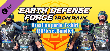 Купить EARTH DEFENSE FORCE. IRON RAIN. Creation parts. T-shirt(EDF5 set Bundle)