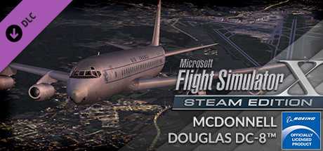 Купить ключ дешево FSX Steam Edition. McDonnell Douglas DC-8 Series 10. 40 Add-On