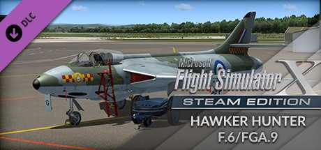 Купить ключ дешево FSX Steam Edition. Hawker Hunter F.6/FGA.9 Add-On
