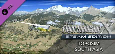 Купить ключ дешево FSX Steam Edition. Toposim South Asia Add-On