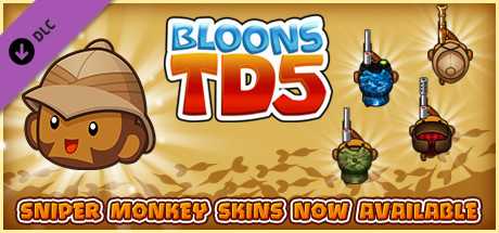 Купить ключ дешево Bloons TD 5. Hunter Sniper Monkey Skin