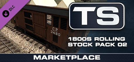 Купить ключ дешево TS Marketplace. 1800s Rolling Stock Pack 02 Add-On