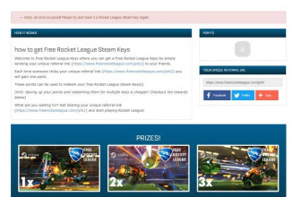 Похоже, что freerocketleague.com — это обман и fake